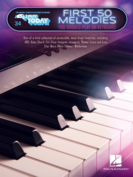 Paperback First 50 Melodies You Should Play on Keyboard - E-Z Play Today #34 Book