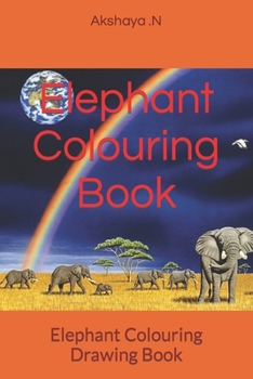 Paperback Elephant Colouring Book: Elephant Colouring Drawing Book