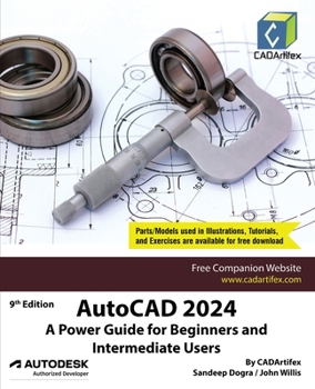 Paperback AutoCAD 2024: A Power Guide for Beginners and Intermediate Users Book