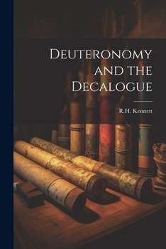 Paperback Deuteronomy and the Decalogue Book