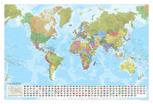 Map World Political Map Book