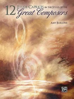 Paperback 12 Etudes--Caprices in the Style of the Great Composers Book
