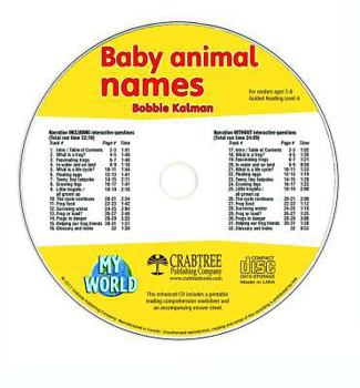 Hardcover Baby Animal Names - CD Only Book