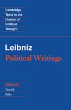 Electronics Leibniz: Political Writings Book