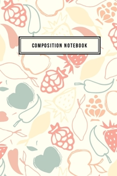 Paperback Composition Notebook: College Ruled 6" x 9" Writing Notes Journal, Office, Kids, School and college student. Book