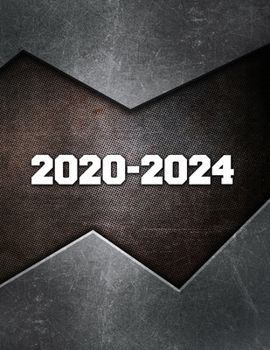 Paperback 2020-2024 5 year planner: 2020-2024 planner. Monthly Schedule Organizer, Agenda Planner For The Next Five Years, Appointment Notebook, Monthly P Book
