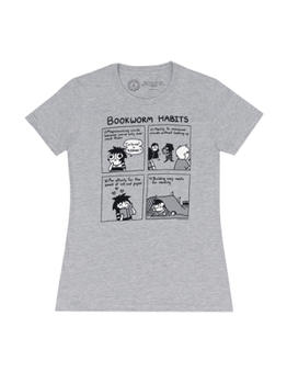Sarah's Scribbles: Bookworm Habits Women's Crew T-Shirt Small