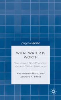 Hardcover What Water Is Worth: Overlooked Non-Economic Value in Water Resources Book