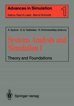 Paperback Systems Analysis and Simulation I: Theory and Foundations Book