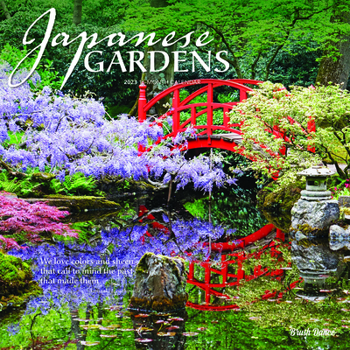 Calendar Japanese Gardens 2023 Square Brush Dance Book