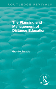 Paperback The Planning and Management of Distance Education Book