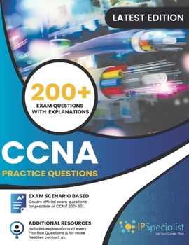 Paperback CCNA: (200-301) Cisco Certified Network Associate Practice Questions Book