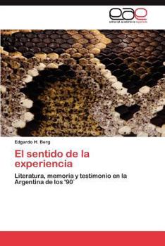 Paperback El Sentido de La Experiencia [Spanish] Book