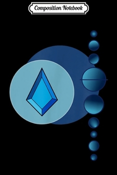 Paperback Composition Notebook: Blue Diamond Planet Colony - Beautiful Universe Gem Journal/Notebook Blank Lined Ruled 6x9 100 Pages Book