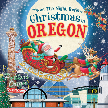 Hardcover 'Twas the Night Before Christmas in Oregon Book