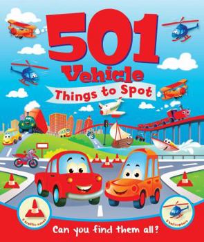 Hardcover 501 Vehicle Things to Spot Book