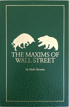 Imitation Leather The Maxims of Wall Street Book
