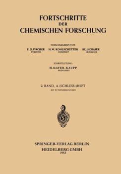 Paperback Fortschritte Der Chemischen Forschung [German] Book