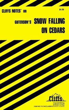 Paperback Cliffsnotes on Guterson's Snow Falling on Cedars Book