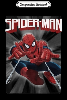 Paperback Composition Notebook: Marvel Spider-Man Web Slinging Poster Journal/Notebook Blank Lined Ruled 6x9 100 Pages Book