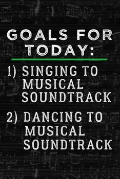 Notebook: Small Journal For Broadway Musical Fans And Theater Nerds I Funny Gift For Actor, Actress And Theatre Lovers