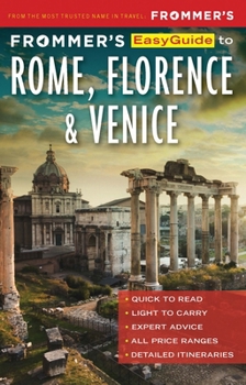 Paperback Frommer's Easyguide to Rome, Florence and Venice Book