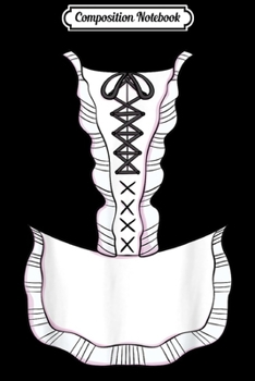 Composition Notebook: French Maid Costume for Halloween Maid Cosplay  Journal/Notebook Blank Lined Ruled 6x9 100 Pages