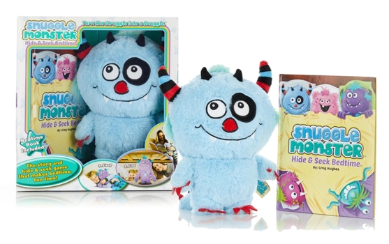Toy Continuum Games Snuggle Monster, Blue Book