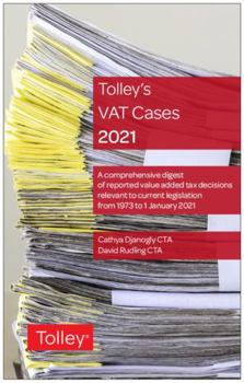 Paperback Tolleys Vat Cases 2021 Book