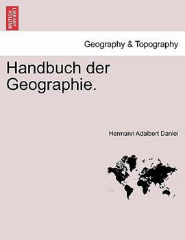 Paperback Handbuch der Geographie. ERSTER THEIL [German] Book