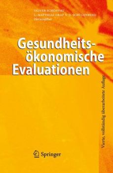 Hardcover Gesundheitsökonomische Evaluationen [German] Book