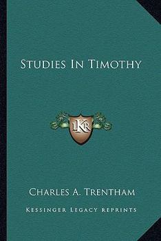 Paperback Studies In Timothy Book