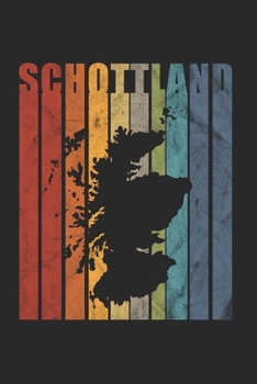 Schottland: Schottland & Dudelsack Notizbuch 6'x9' Punktiert Geschenk für Schottische Flagge & Edinburgh (German Edition)