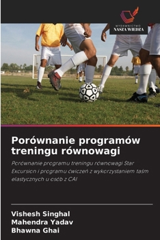 Paperback Porównanie programów treningu równowagi [Polish] Book