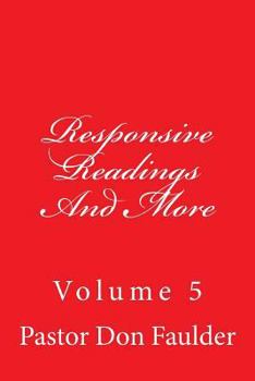 Paperback Responsive Readings And More Book