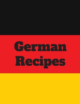 Paperback German Recipes Book