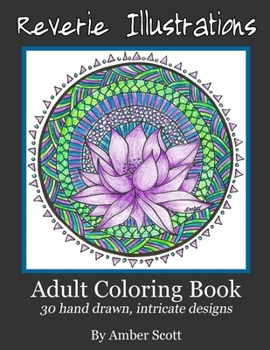 Paperback Adult Coloring Books: 30 Hand drawn intricate designs Book