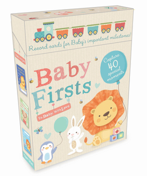 Cards Baby Firsts: Record Cards for Baby's Important Milestones! Book