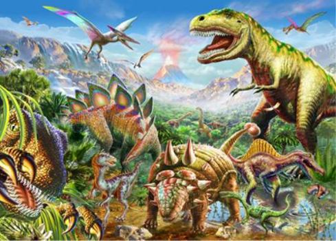 Misc. Puzzle Dinosaur World Book