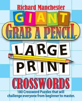 Paperback Giant Grab a Pencil® Large Print Crosswords [Large Print] Book