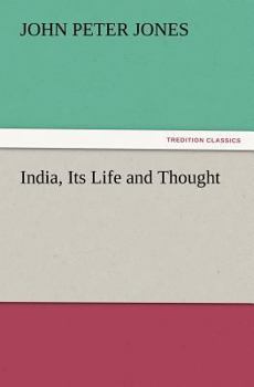 Paperback India, Its Life and Thought Book
