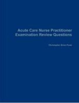 Paperback Acute Care Nurse Practitioner Review Questions Book