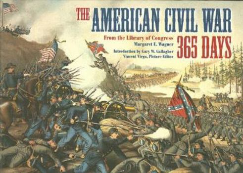 Hardcover The American Civil War: 365 Days Book