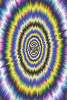 Paperback Journal: Trippy Abstract Volume 24 Lined Notebook: 110 Blank Lined (6x9) Pages to Jot Down Your Thoughts Book