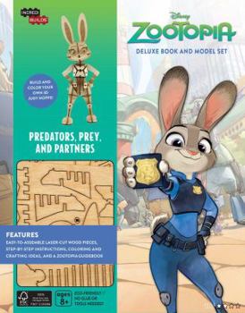 Hardcover IncrediBuilds: Disney: Zootopia Deluxe Book and Model Set Book