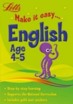 Paperback English Age 4-5 (Letts Make it Easy) Book