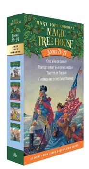 Paperback Magic Tree House Books 21-24 Boxed Set: American History Quartet Book