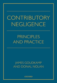 Paperback Contributory Negligence: Principles and Practice Book