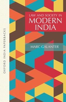 Paperback Law and Society in Modern India Book