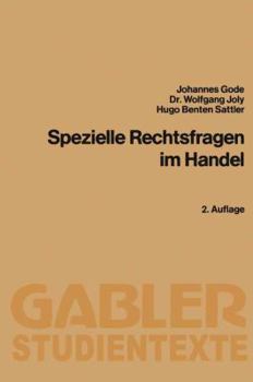 Paperback Spezielle Rechtsfragen Im Handel [German] Book